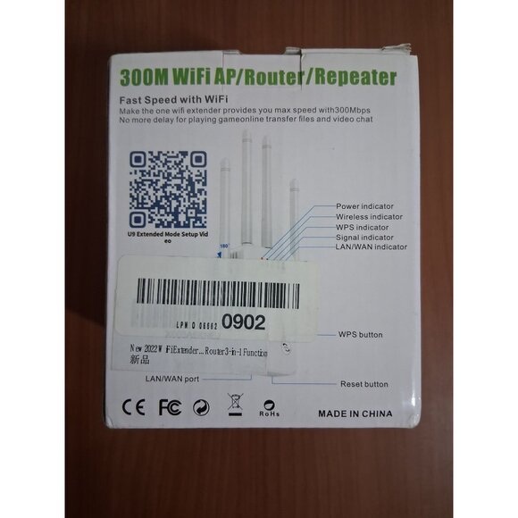 WiFi Range Extender Repeater 300M Wireless Amplifier Router Signal Booster - Picture 3 of 6